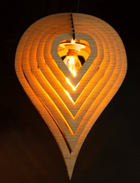 בית מנורה בחיתוך לייזר