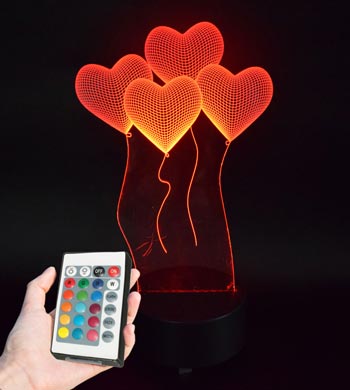 מנורת לד בלונים