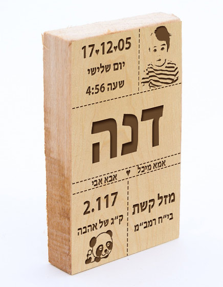 תעודת זהות מתוקה